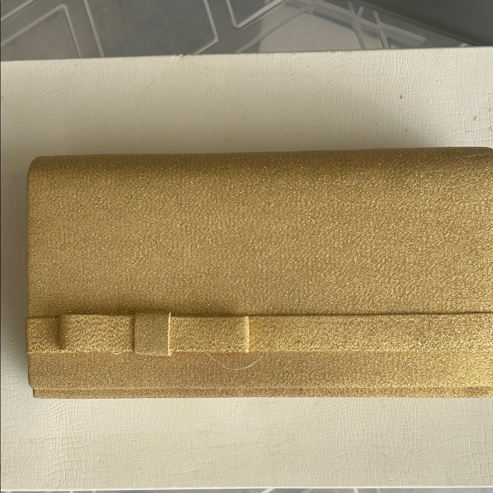 Chic Gold Evening Clutch